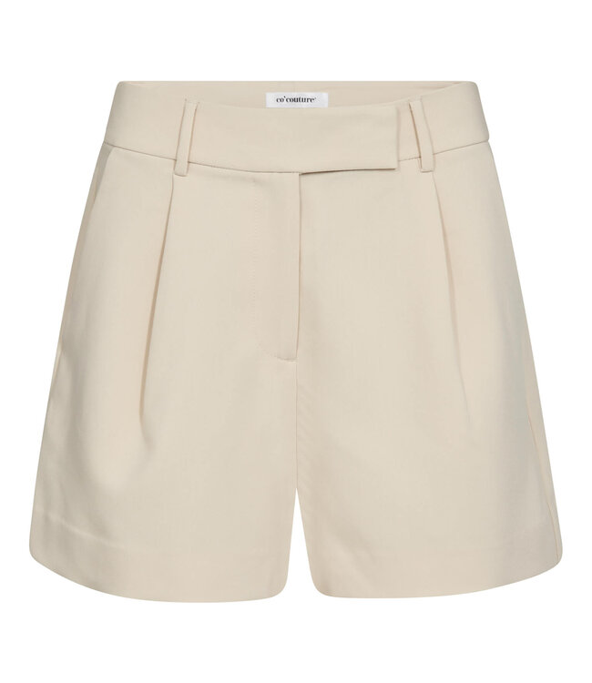 Co'couture Vola Crop Pleat Short - Bone