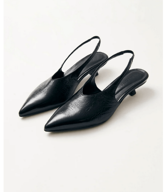 ALOHAS Eros leather mules - black