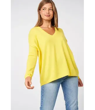 les tricots de lea monjakoe pull - jaune