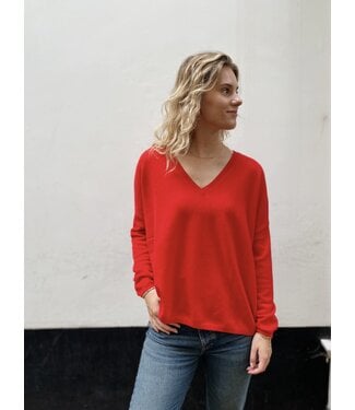 les tricots de lea Monjakoe Pull - Rouge