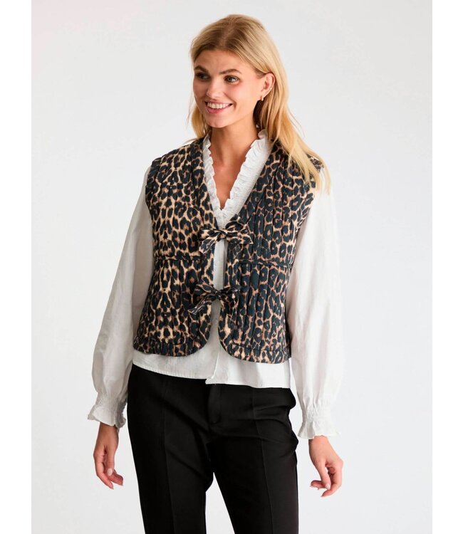 Crissa Leo Vest - Leopard