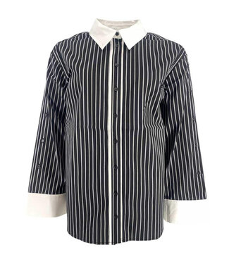 Co'couture DannyCC stripe shirt - black