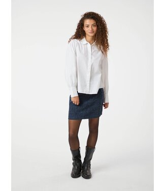 Neo Noir Milda C Poplin Shirt - White