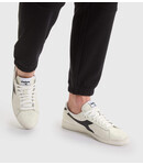 Diadora Game L Low Waxed - White / Black