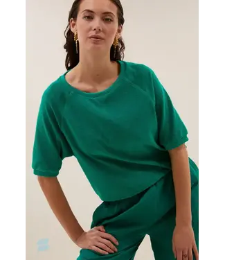 by-bar Neva Slub Top - Green Lake