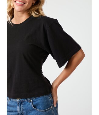 Neo Noir Asha Boxy Tee - Black