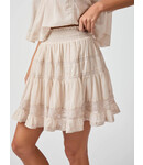 Neo Noir Callia S Voile Skirt - Ivory