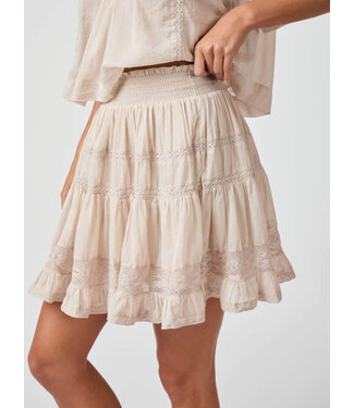 Neo Noir Callia S Voile Skirt - Ivory