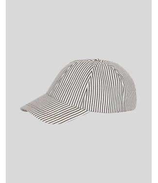 Moss Copenhagen MSCHRhianne cap stp - ecru/black