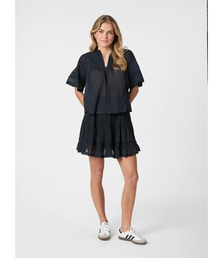 Neo Noir Callia S Voile Skirt - Navy