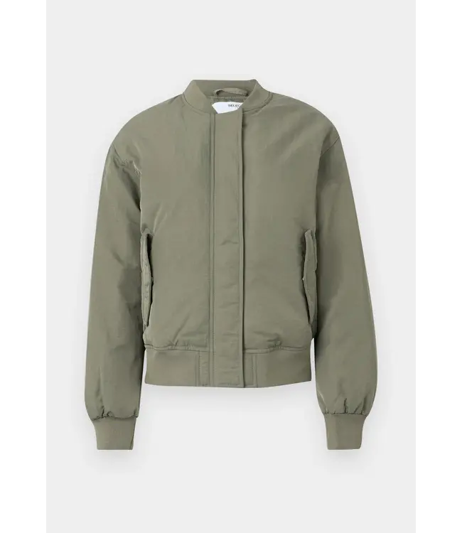Selected SLFDOVIE BOMBER JACKET - Vetiver