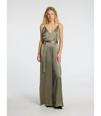 Selected SLFSELENE SL Wide Leg Jumpsuit - Vetiver