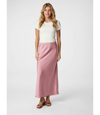 Neo Noir Vicky heavy sateen skirt - Evening Rose