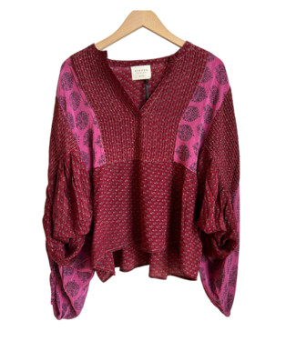 Sissel Edelbo Bibi Baloon Silk Top -  no. 114