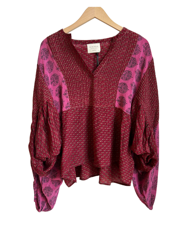 Bibi Baloon Silk Top -  no. 114