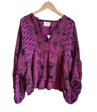 Sissel Edelbo Bibi Baloon Silk Top -  no. 121