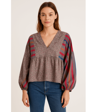 Sissel Edelbo Bibi Baloon Silk Top -  no. 107