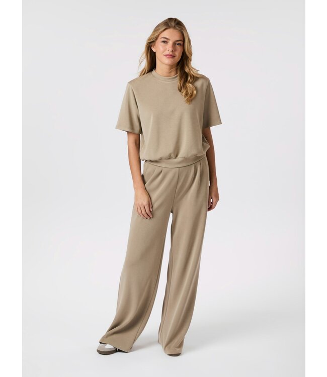 Neo Noir Isark Soft Pants - Taupe