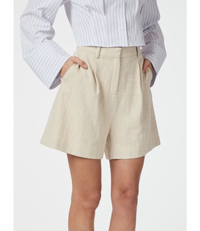 Neo Noir Sega Ramie Shorts - natural