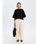 Selected SLFJuma HW Loose Barrel Pant - Birch