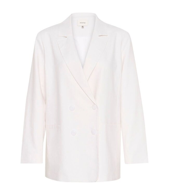 GZizza Linen Blazer - Bright White