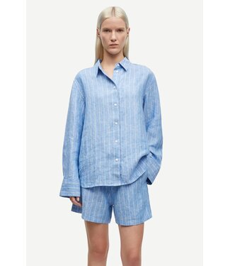 Samsoe Samsoe Sanot Shirt - Blue Jasper