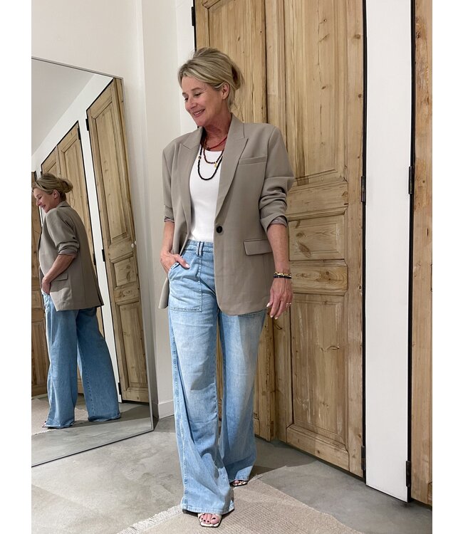Sage Blazer Look