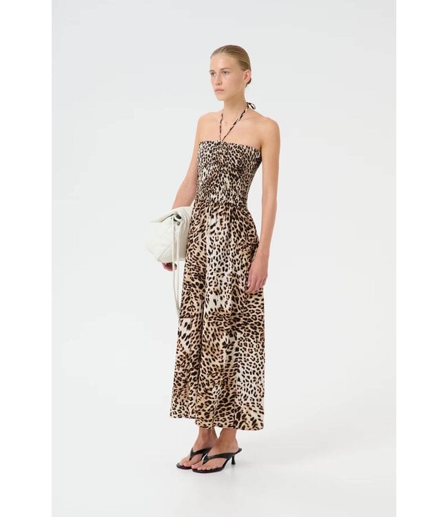 Gestuz GZgeopa P Tube Dress - Leopard Butter Yel