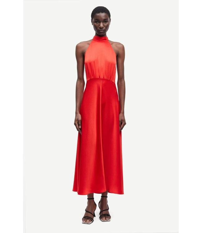 Rheo  Dress - Flame Scarlet