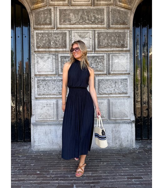 Blue Dress Look