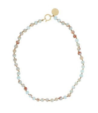 Ellen Beekmans Gemstone ketting turquoise mêlée