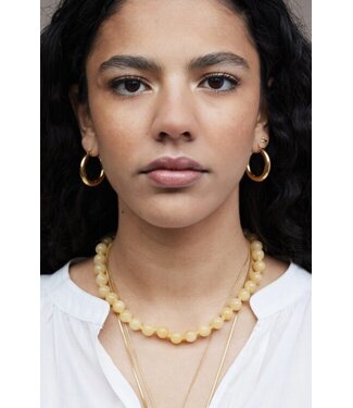 Ellen Beekmans Gemstone ketting geel