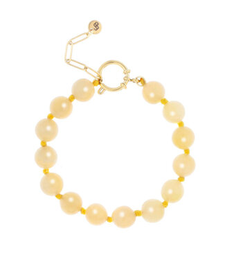 Ellen Beekmans Gemstone armband “geel”