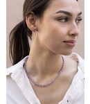 Ellen Beekmans Gemstone ketting lila