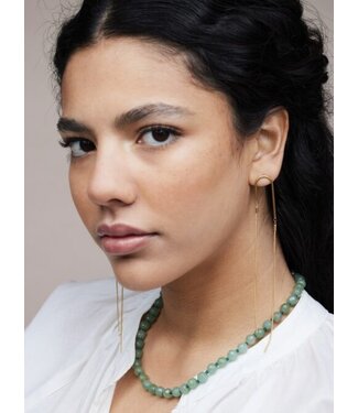 Ellen Beekmans Gemstone Ketting - Aventurijn