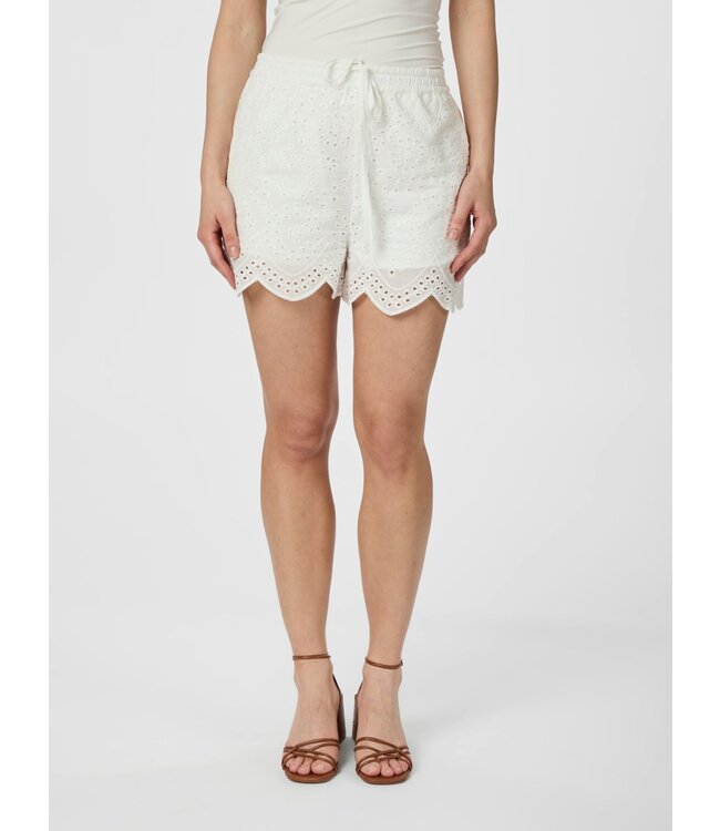 Neo Noir Senna Embroidery Shorts - White