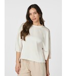 Neo Noir Liora Heavy Sateen Blouse - Pearl