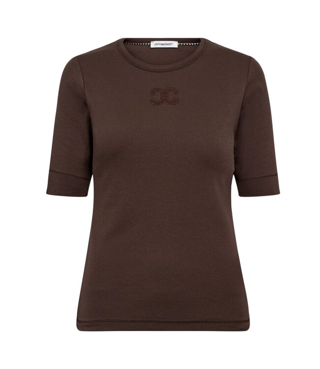 GrannyCC Embroidery SS Tee - Mocca