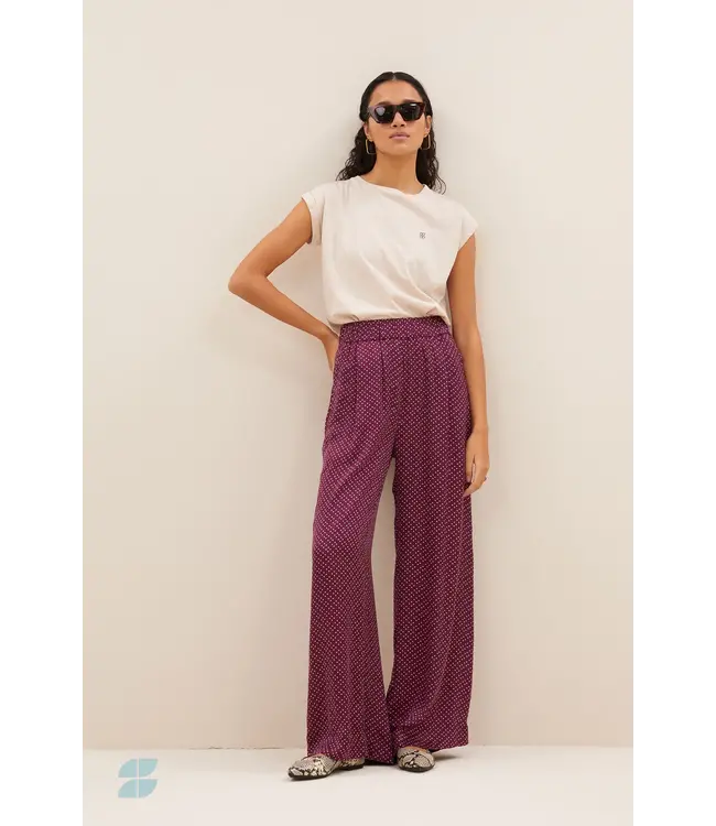 by-bar Thelma dot logo top - Oyster mel.