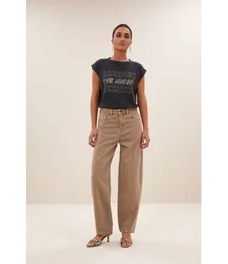by-bar Begum sand pant - Stone sand