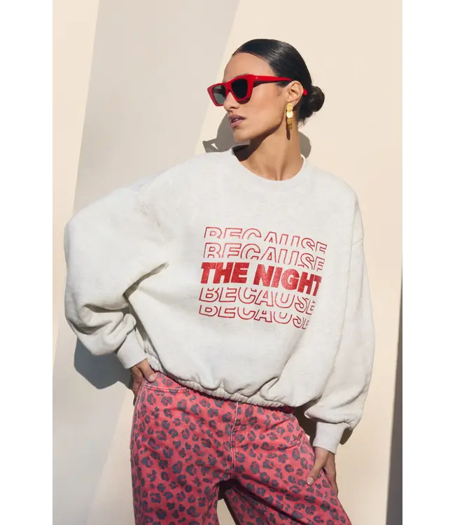 Bodil Nights sweater - Light grey mel