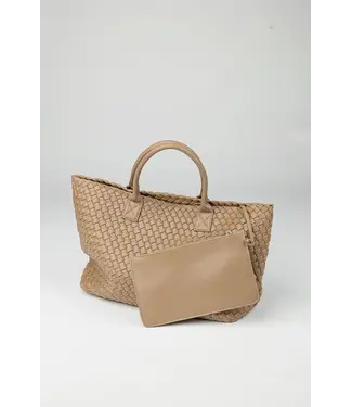 Bow19 Details Mia Bag Square - Taupe