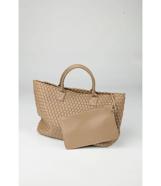 Bow19 Details Mia Bag Square - Taupe