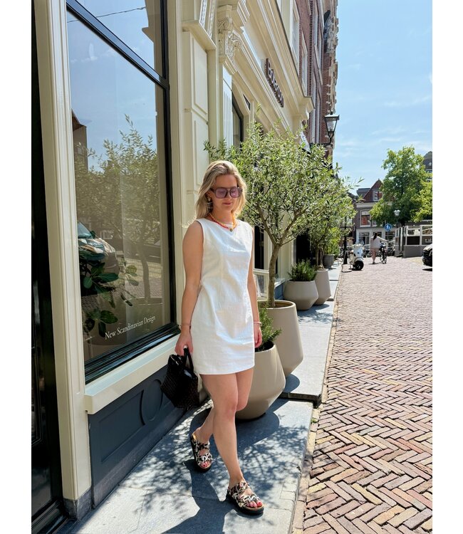 White Summer Dress Look
