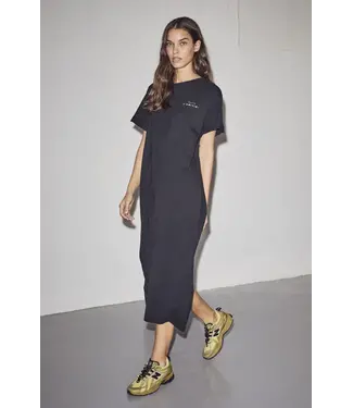 Haute L'Amitié HL Crew Neck Tee Dress - Black