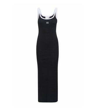 Gestuz GZdrew Contrast Logo Dress - Black
