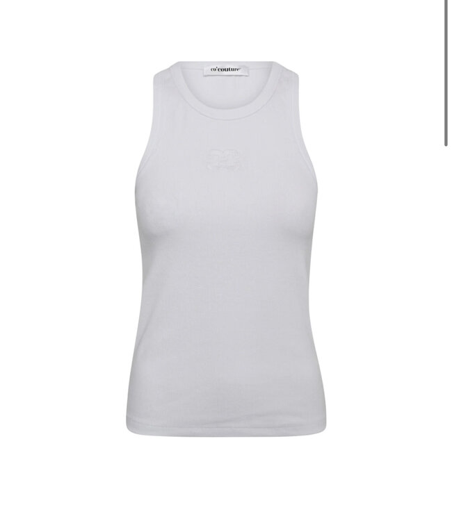 Co'couture SaharaCC Embroidery Tank Top - White