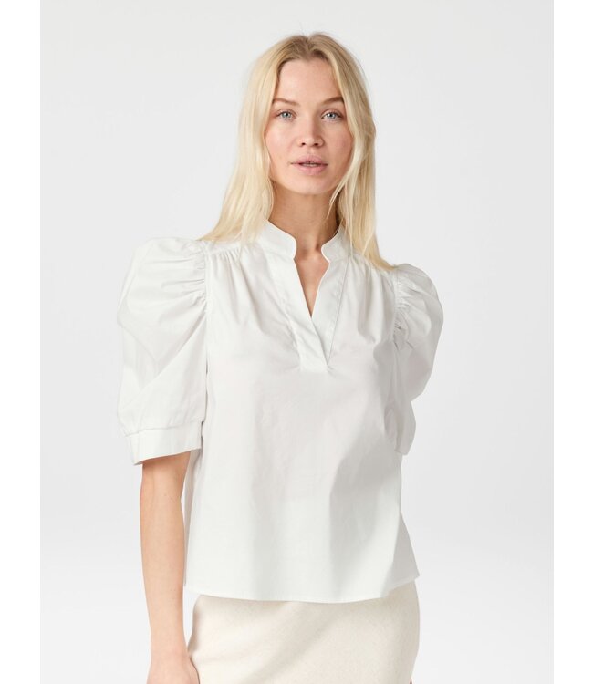 Neo Noir Roella Poplin Blouse - White
