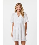 Neo Noir Milene S Voile Dress - White