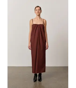 Herskind Colette Dress - Mahogany